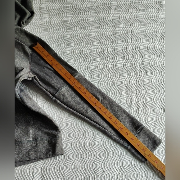 LL Bean Kids' Full-Zip Hoodie Sweatshirt Size Large L 14-16 Gray Fleece Interior - Picture 15 of 17